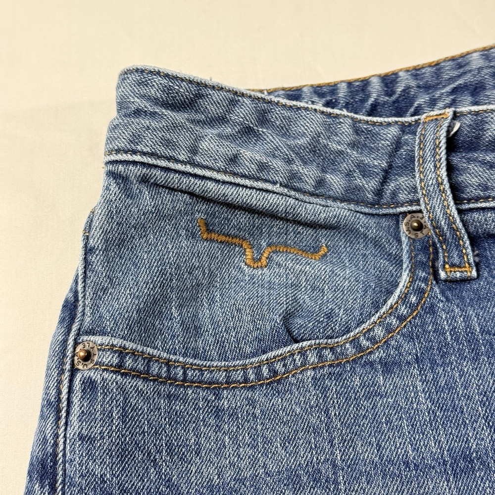Kimes‎ Ranch Jennifer Jeans Womens 12/32 Super Flare Leg High Rise Mid Wash USA - Picture 10 of 14